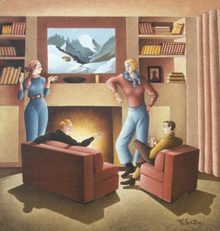 La cheminée 41x40
